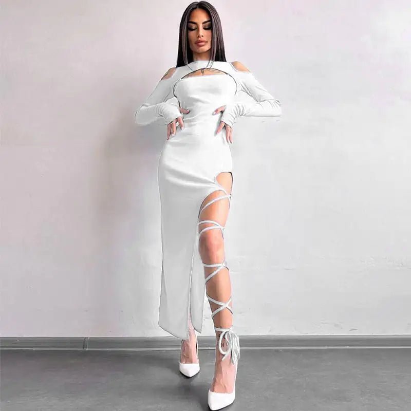Vestido con Corte y Manga Larga - Vant