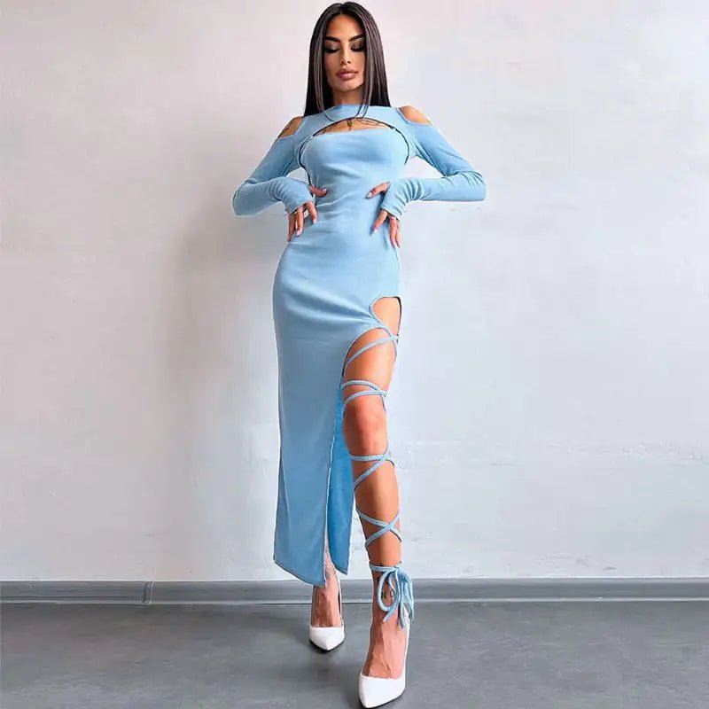 Vestido con Corte y Manga Larga - Vant
