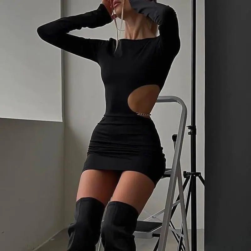 Vestido corto con manga larga - Vant