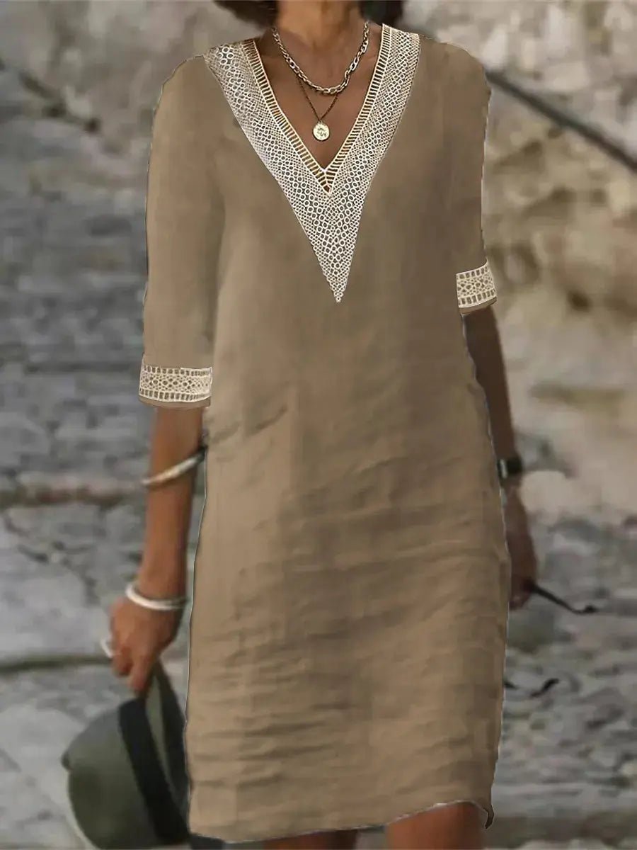 Vestido holgado informal de mujer para otoño/invierno - Vant