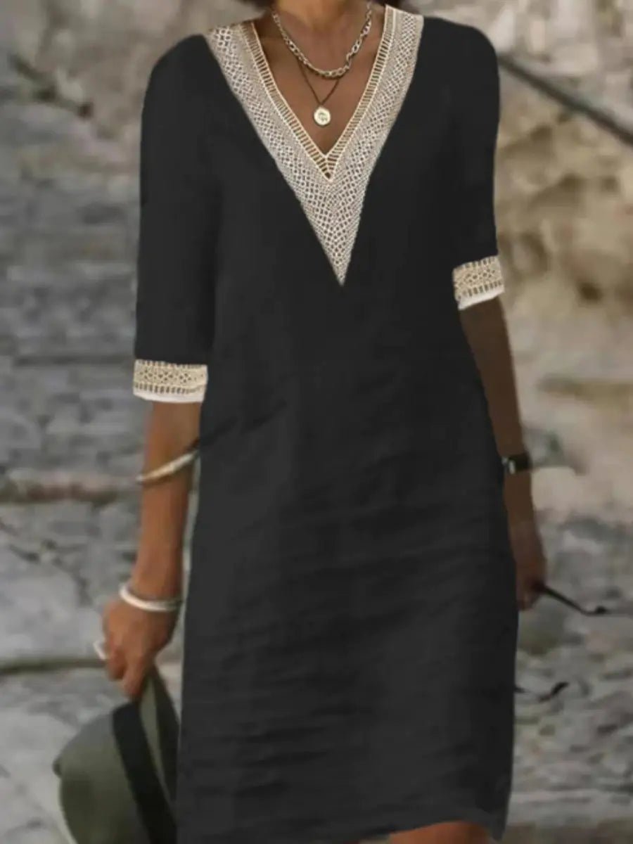 Vestido holgado informal de mujer para otoño/invierno - Vant