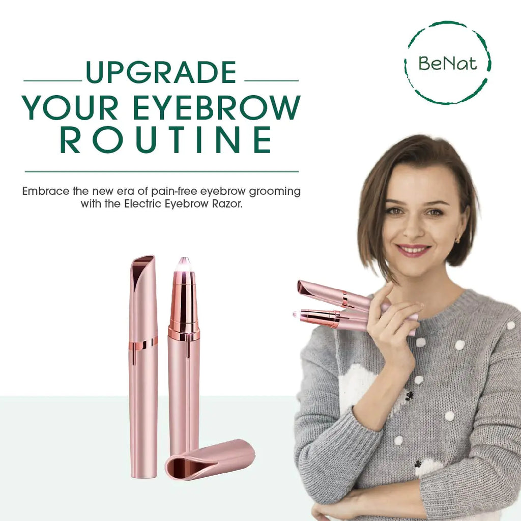 Rechargeable eyebrow trimmer