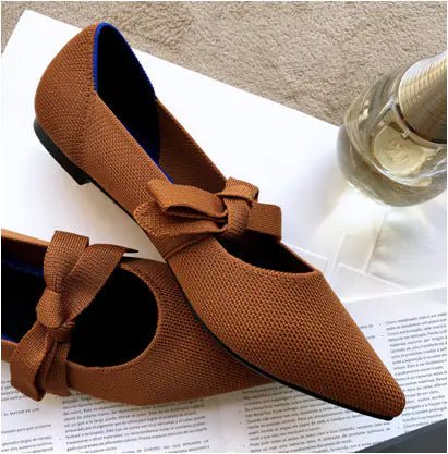 Zapatos náuticos planos casuales con lazo estilo Mary Jane - Vant